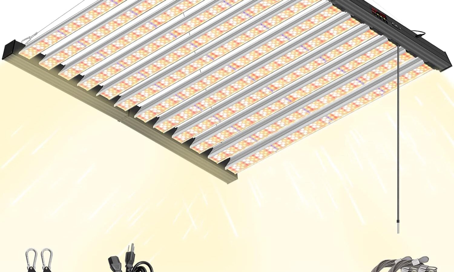 SZHLUX 800W LED grow light with timer and temperature control