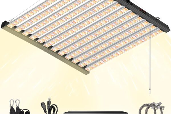 SZHLUX 800W LED grow light with timer and temperature control